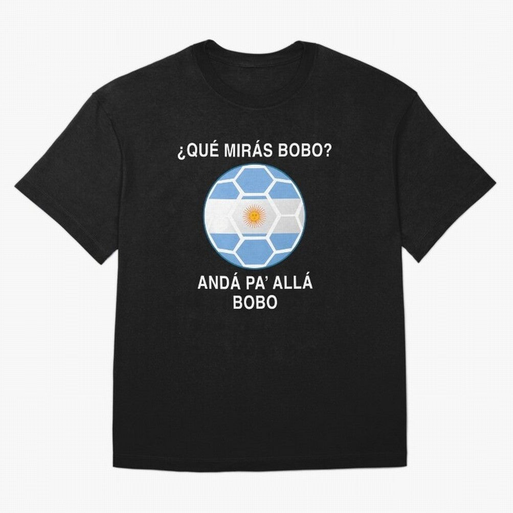 Que Miras Bobo Messi Argentina Ftbol Soccer Qatar 2022 Classic T-Shirt Celebrate Rivalries and Pride in Match Day Hype around FIFA World Cup 2026, Haaland, Portugal, Spain and Germany, Tournament Hype, Historic Matchups, Family Viewing Parties and