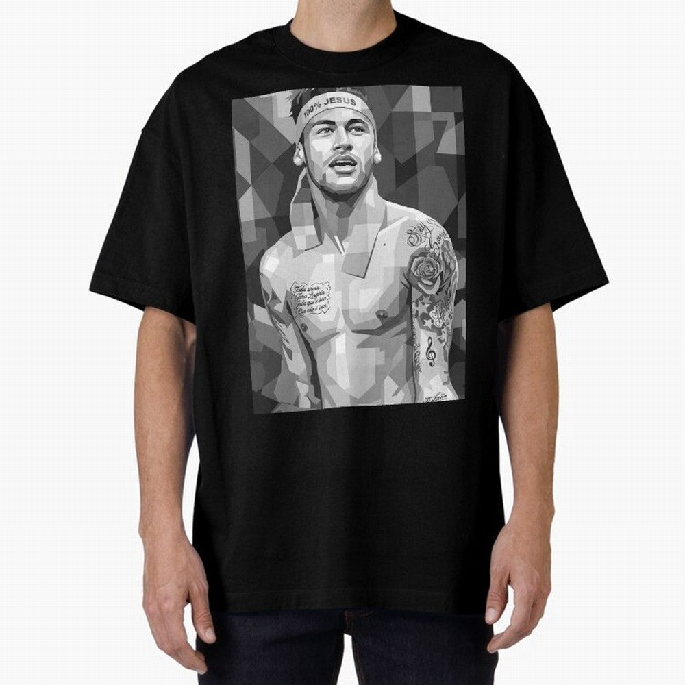 Neymar Grayscale Classic T-Shirt Show Your Stadium Side during the FIFA World Cup 2026 Journey through Mbappe Highlights, Spain Pride, Football Passion, Legendary Performances, Festival Vibes and Supporter Community; Ideal for Football Dads,