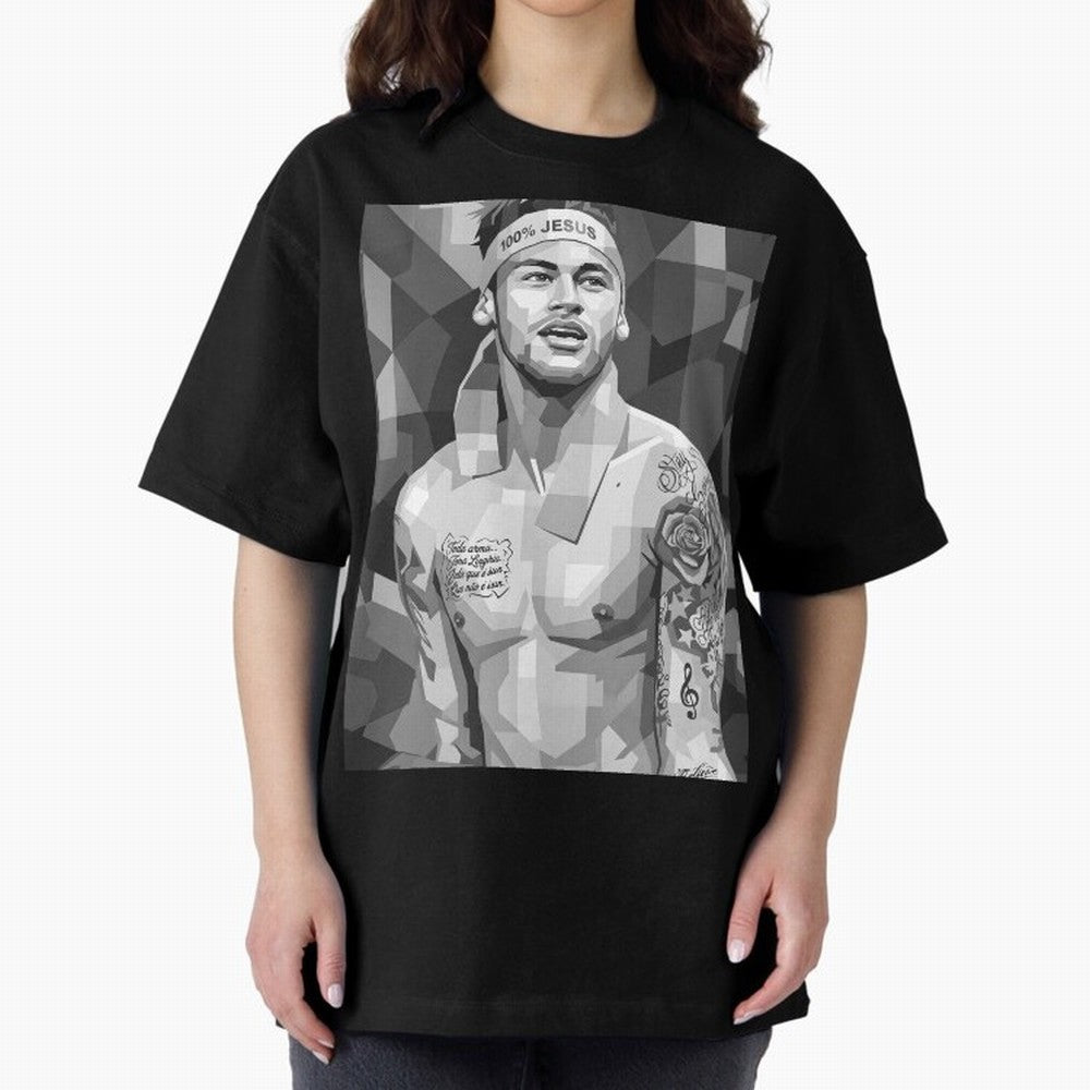 Neymar Grayscale Classic T-Shirt Show Your Stadium Side during the FIFA World Cup 2026 Journey through Mbappe Highlights, Spain Pride, Football Passion, Legendary Performances, Festival Vibes and Supporter Community; Ideal for Football Dads,