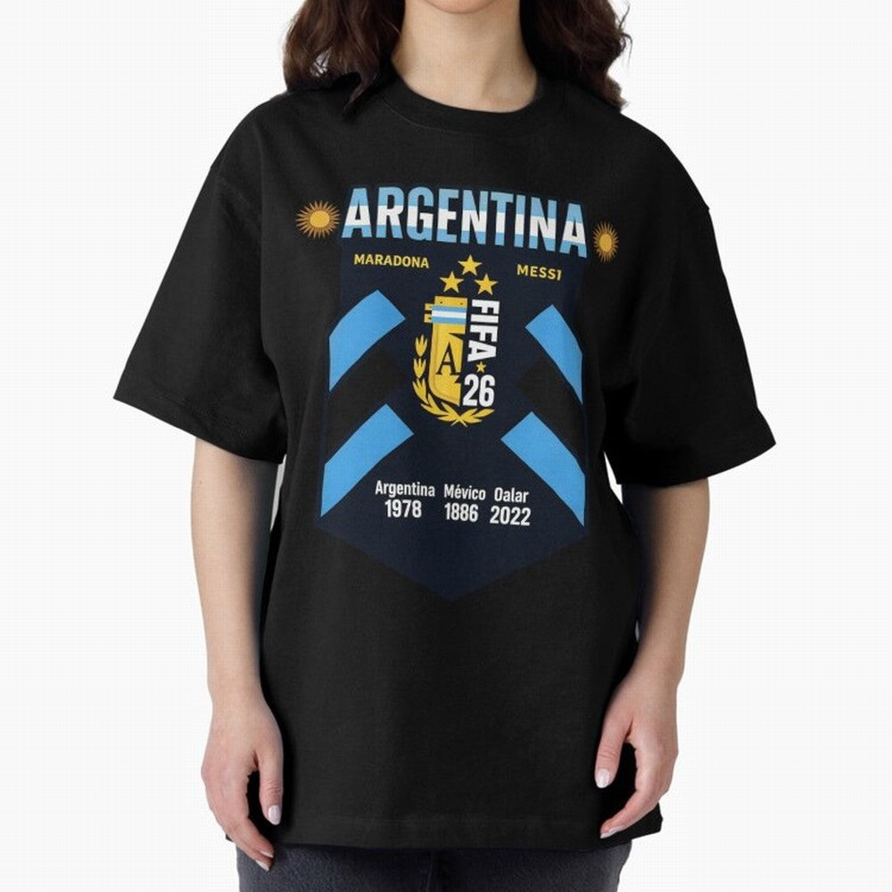 Argentina Football Champions Legacy Badge Design Active T-Shirt Turn Every Weekend Toward the FIFA World Cup 2026 USA Canada Mexico Journey through Neymar, Haaland and Cristiano Ronaldo Highlights, Brazil, Portugal and Argentina Pride, Goal
