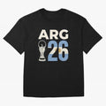 Argentina Football World Cup 2026 - Vintage Arg 26 Flag Design Essential T-Shirt Feel the Trophy Chase of FIFA World Cup 2026 Group Stage Built around Neymar, Haaland and Cristiano Ronaldo, Argentina Energy, Soccer Culture, Superstar Moments,