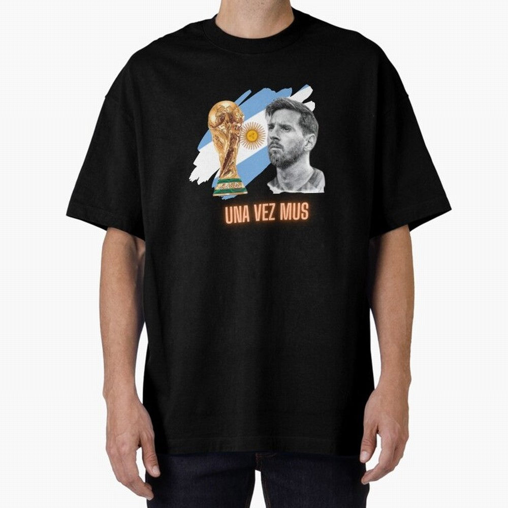 Messi in World Cup 2026 Oversized T-Shirt Bring a Champion Mindset to Match Day Hype around FIFA World Cup 2026 USA Canada Mexico, Mbappe, Argentina, France and Brazil, Fan Favorite Moments, National Team Passion, Big Match Drama and Soccer