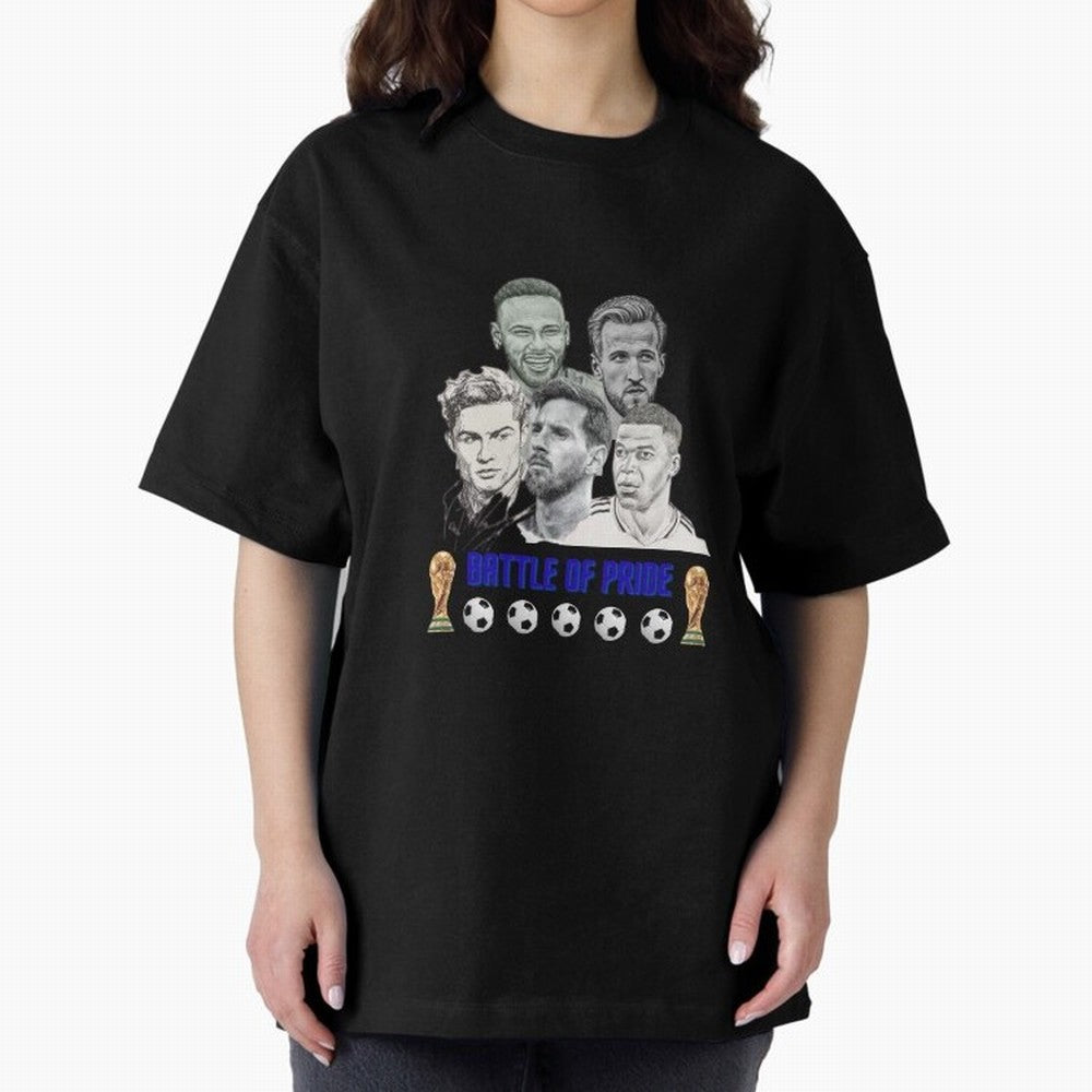 Battle of Pride Classic T-Shirt Celebrate Supporters United by Match Day Hype around FIFA World Cup 2026 USA Canada Mexico, Mbappe and Neymar, Spain and Netherlands, Sports Nostalgia, International Competition, Famous Players and Unforgettable
