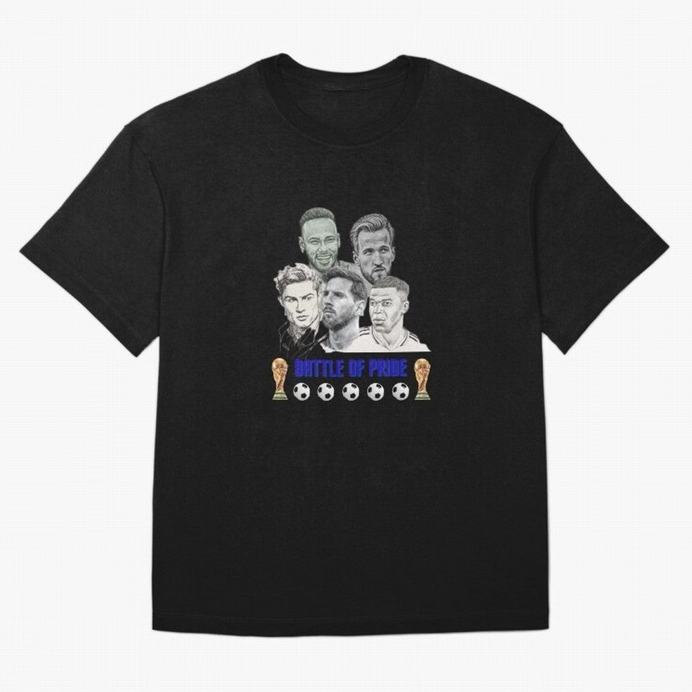 Battle of Pride Classic T-Shirt Celebrate Supporters United by Match Day Hype around FIFA World Cup 2026 USA Canada Mexico, Mbappe and Neymar, Spain and Netherlands, Sports Nostalgia, International Competition, Famous Players and Unforgettable