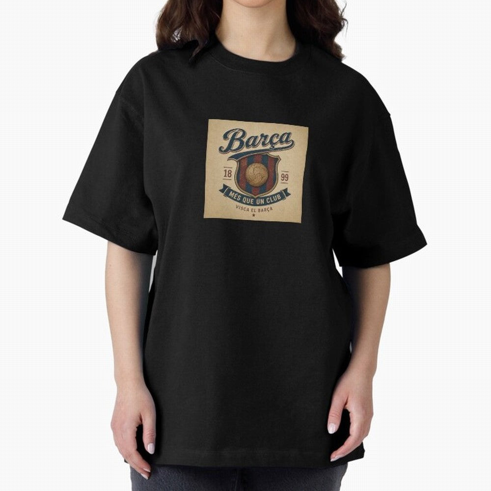 Bar?a Oversized T-Shirt Showcase FIFA World Cup 2026 Group Stage Spirit, Featuring Netherlands, Cristiano Ronaldo, Stadium Memories, Football Loyalty, International Chants and Championship Tradition; Perfect for People Who Love Argentina, Brazil,