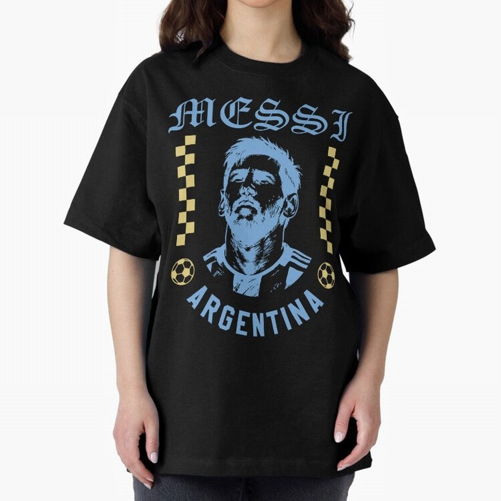 Messi Argentina Vintage Football Design World Cup Fan Art Classic T-Shirt Embrace Global Football Passion for FIFA World Cup 2026 Group Stage, Made for Haaland and Mbappe, Spain, Supporter Pride, Iconic Celebrations, Legendary Names and Global
