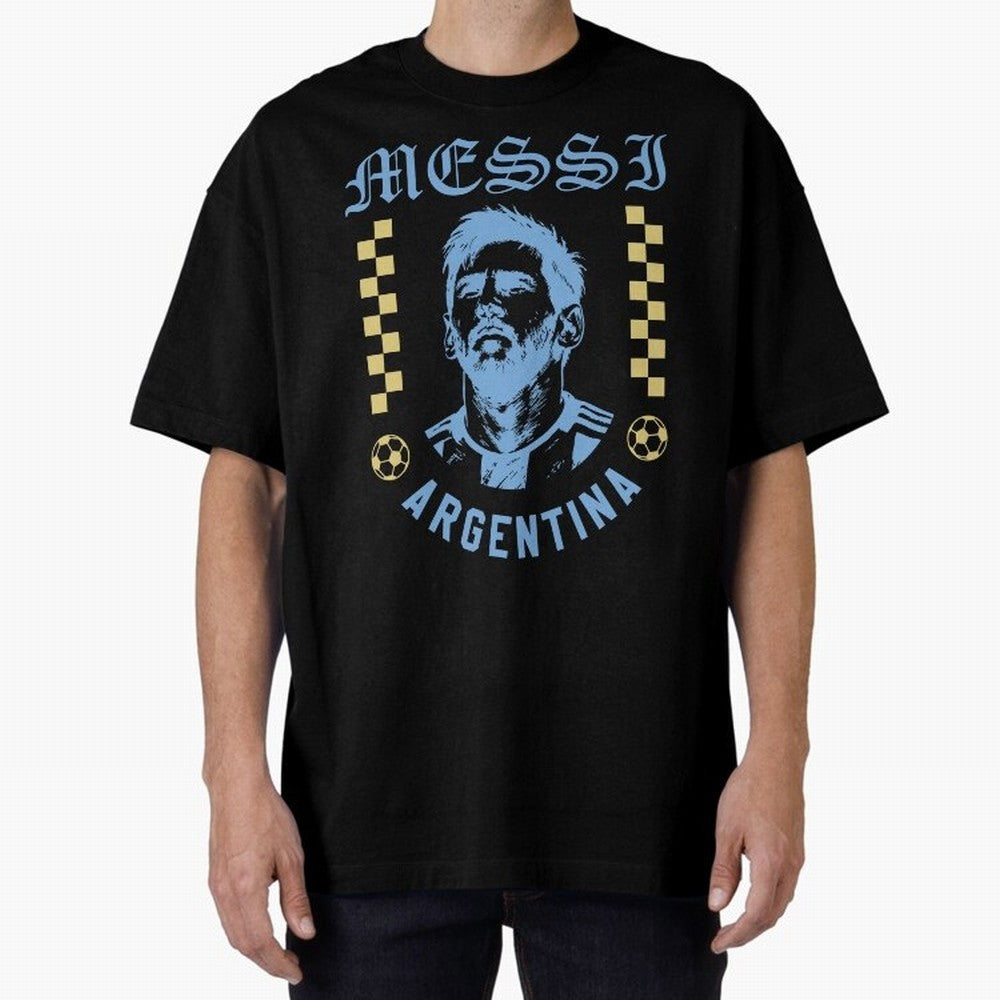 Messi Argentina Vintage Football Design World Cup Fan Art Classic T-Shirt Embrace Global Football Passion for FIFA World Cup 2026 Group Stage, Made for Haaland and Mbappe, Spain, Supporter Pride, Iconic Celebrations, Legendary Names and Global