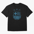 FC Barcelona three-time champion Oversized T-Shirt Celebrate Football Dreams Across FIFA World Cup 2026 Group Stage Celebrating Cristiano Ronaldo, Haaland and CR7, Portugal, Spain and Germany Energy, Retro Football Energy, Iconic Rivalries, Trophy