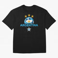 Argentina 2026 Stars Oversized T-Shirt Mark FIFA World Cup 2026 Group Stage Spirit, Built around England and Germany, Messi, Champion Mindset, Group Stage Buzz, Knockout Tension and Passionate Fan Culture; Perfect for Fans, Collectors, Family