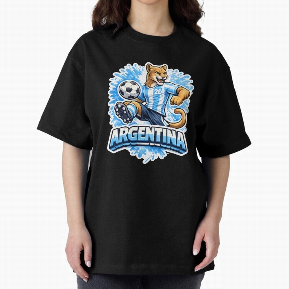 Argentina Soccer Mascot - Albiceleste Edition Essential T-Shirt Honor the Beautiful Game during FIFA World Cup 2026 Group Stage for Fans of Cristiano Ronaldo, Haaland and CR7 and Portugal, Bringing Match Day Excitement, Supporter Culture, Golden