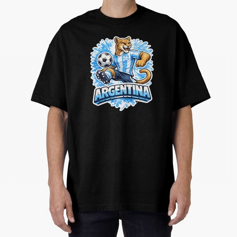 Argentina Soccer Mascot - Albiceleste Edition Essential T-Shirt Honor the Beautiful Game during FIFA World Cup 2026 Group Stage for Fans of Cristiano Ronaldo, Haaland and CR7 and Portugal, Bringing Match Day Excitement, Supporter Culture, Golden