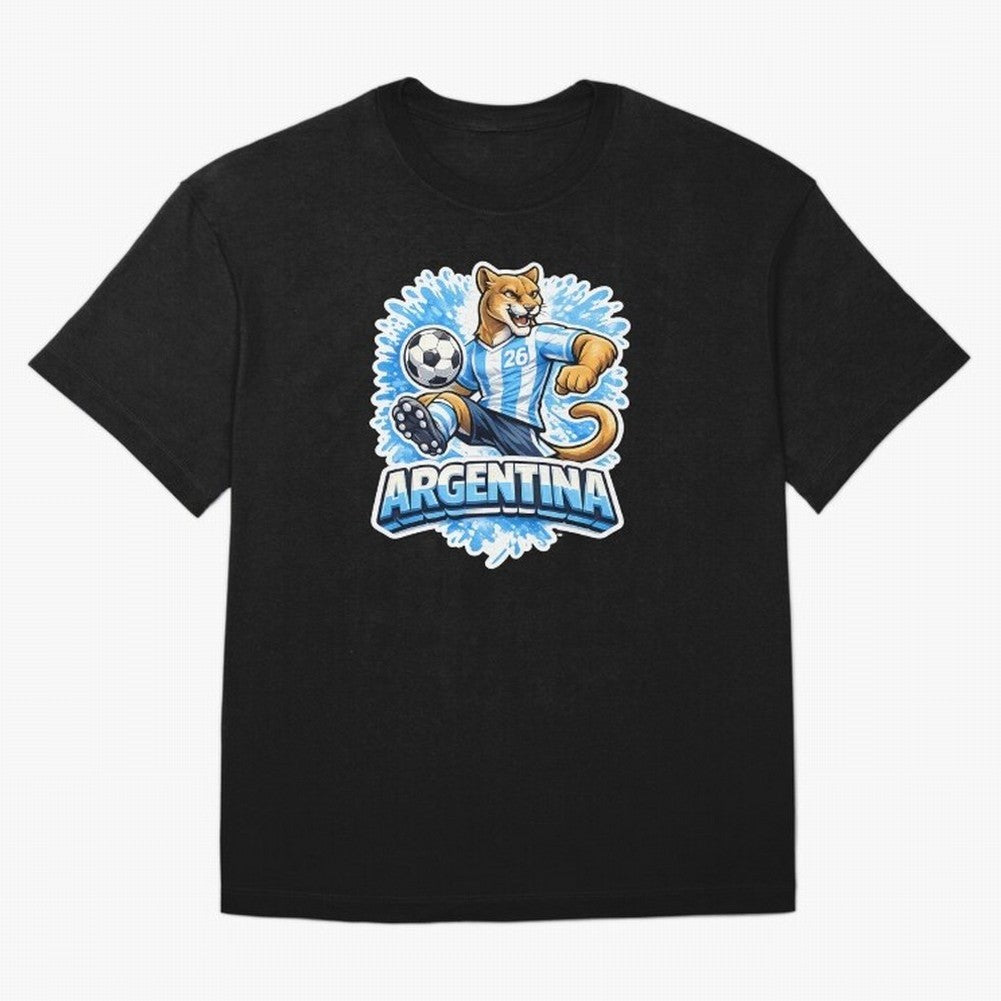 Argentina Soccer Mascot - Albiceleste Edition Essential T-Shirt Honor the Beautiful Game during FIFA World Cup 2026 Group Stage for Fans of Cristiano Ronaldo, Haaland and CR7 and Portugal, Bringing Match Day Excitement, Supporter Culture, Golden