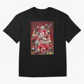 Football Players -TH2 Sport 1006hopeeeentoday Oversized T-Shirt Support Match Day Hype around FIFA World Cup 2026 USA Canada Mexico, Messi, France and Portugal, Champion Mindset, Group Stage Buzz, Knockout Tension and Passionate Fan Culture; Ideal