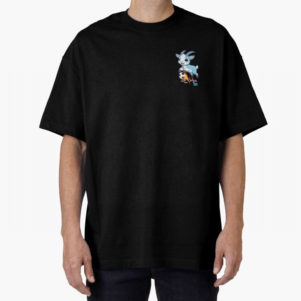 The Goat Flea Oversized T-Shirt Wear the Spirit of FIFA World Cup 2026 Driven by Messi and Cristiano Ronaldo, England, France and Netherlands Energy, Football History, Final Match Energy, Crowd Noise and Once in a Lifetime Moments; Ideal for