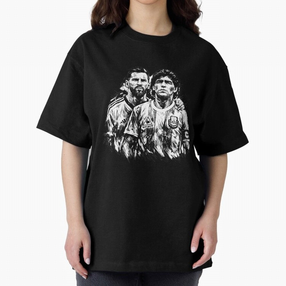 Messi & Maradona ¨C Eternal Legacy Classic T-Shirt Join the Countdown to the FIFA World Cup 2026 USA Canada Mexico Journey through CR7 and Messi Highlights, Brazil, Portugal and Argentina Pride, Champion Mindset, Group Stage Buzz, Knockout Tension