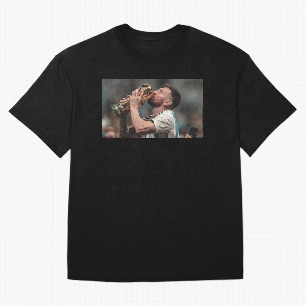 MESSI WITH THE WORLD CUP Classic T-Shirt Celebrate Match Day Hype around FIFA World Cup 2026 USA Canada Mexico, CR7 and Messi, England and Germany, Champion Mindset, Group Stage Buzz, Knockout Tension and Passionate Fan Culture; Great for Watch
