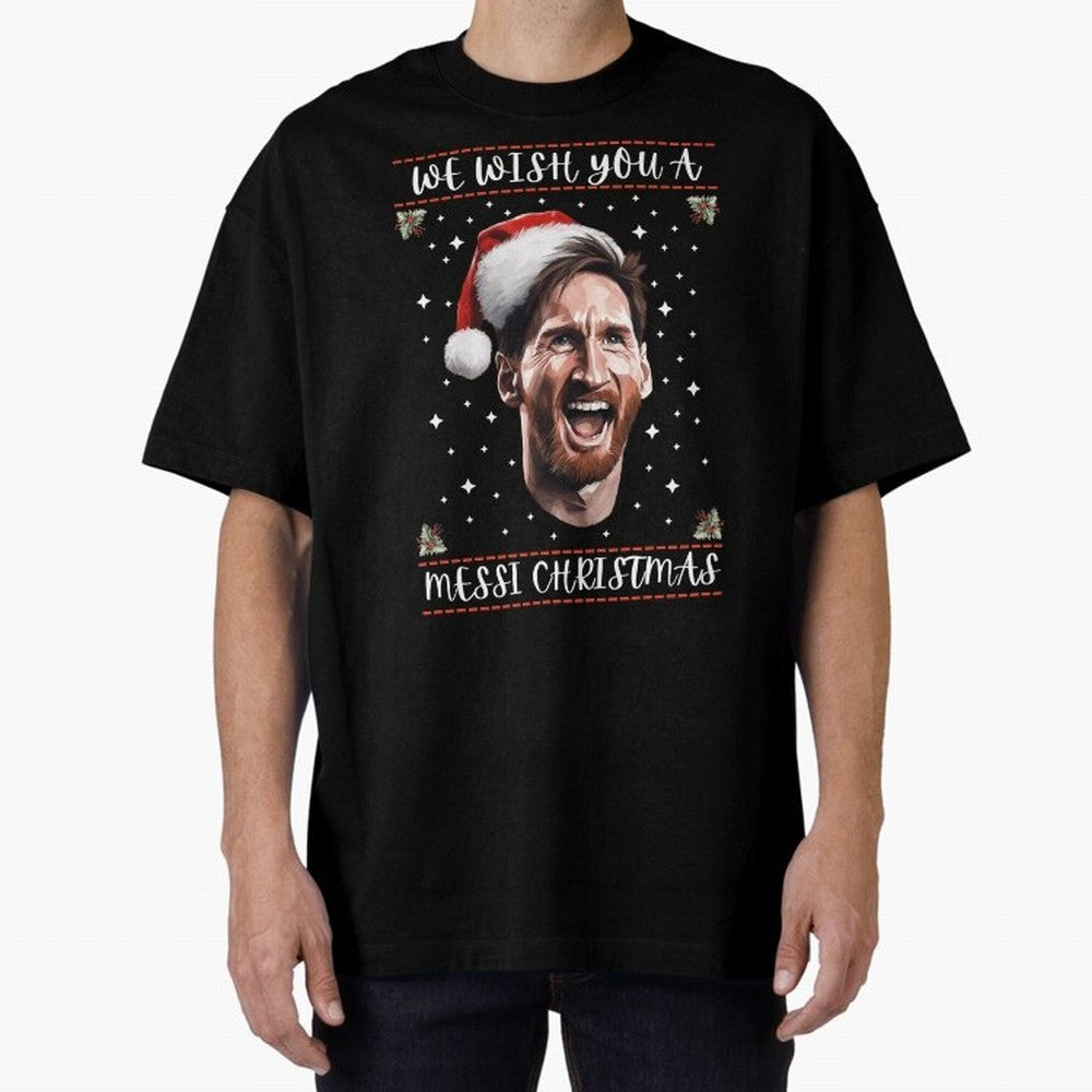 Messi Christmas Funny Football Holiday Classic T-Shirt Cheer for the FIFA World Cup 2026 Group Stage Journey through Cristiano Ronaldo Highlights, Argentina Pride, Sports Nostalgia, International Competition, Famous Players and Unforgettable