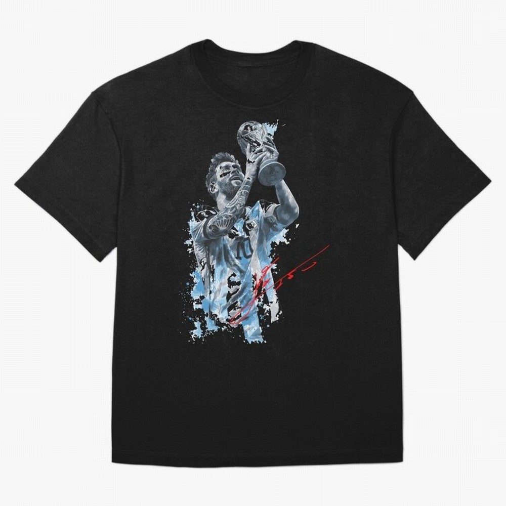 Leo Messi design Essential T-Shirt Bring Global Tournament Vibes to FIFA World Cup 2026 USA Canada Mexico Filled with Messi, Neymar and Mbappe, Spain Energy, Vintage Soccer Flavor, Modern Football Stars, National Flags and Final Night Emotion; Made