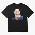 Old and Bald Messi Football Meme Oversized T-Shirt Bring a Vintage Feel to Global Football Passion for FIFA World Cup 2026, Celebrating Messi, England and Germany, Goal Celebration Energy, Supporter Heritage, Football Icons and Worldwide Tournament