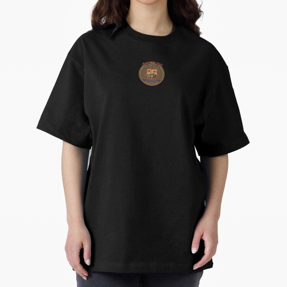 The Banner of the Free Region Oversized T-Shirt Support the Legends of Global Football Passion for FIFA World Cup 2026 Group Stage, Centered on CR7, Portugal, Football Passion, Legendary Performances, Festival Vibes and Supporter Community; Made