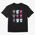Messi Era Football Jerseys Oversized T-Shirt Bring International Match Energy to FIFA World Cup 2026 Group Stage for Fans of Neymar and Netherlands, Bringing Championship Spirit, Famous Goals, Roaring Crowds and International Football Unity; Great