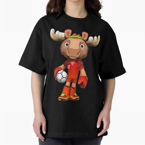 2026 World Cup, Mascots Oversized T-Shirt Represent Fans Who Live for FIFA World Cup 2026 USA Canada Mexico Inspired by Neymar, Haaland and Cristiano Ronaldo, Germany Energy, Soccer Culture, Superstar Moments, National Team Dreams and Competitive