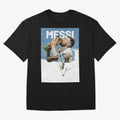 Messi Oversized T-Shirt Bring Bold Fan Energy to FIFA World Cup 2026 USA Canada Mexico for Fans of Cristiano Ronaldo and Spain, Bringing Retro Football Energy, Iconic Rivalries, Trophy Chase Drama and Stadium Atmosphere; Ideal for Passionate Fans