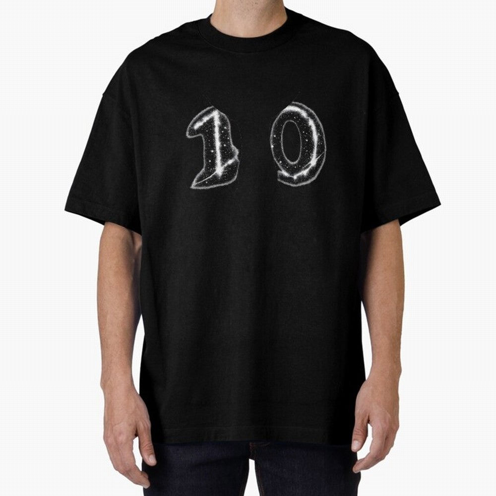 The Astral Ten ¨C Football Legend Design Oversized T-Shirt Bring Trophy Dreams to the FIFA World Cup 2026 Group Stage Journey through Messi, Neymar and Mbappe Highlights, England and Germany Pride, Fan Favorite Moments, National Team Passion, Big