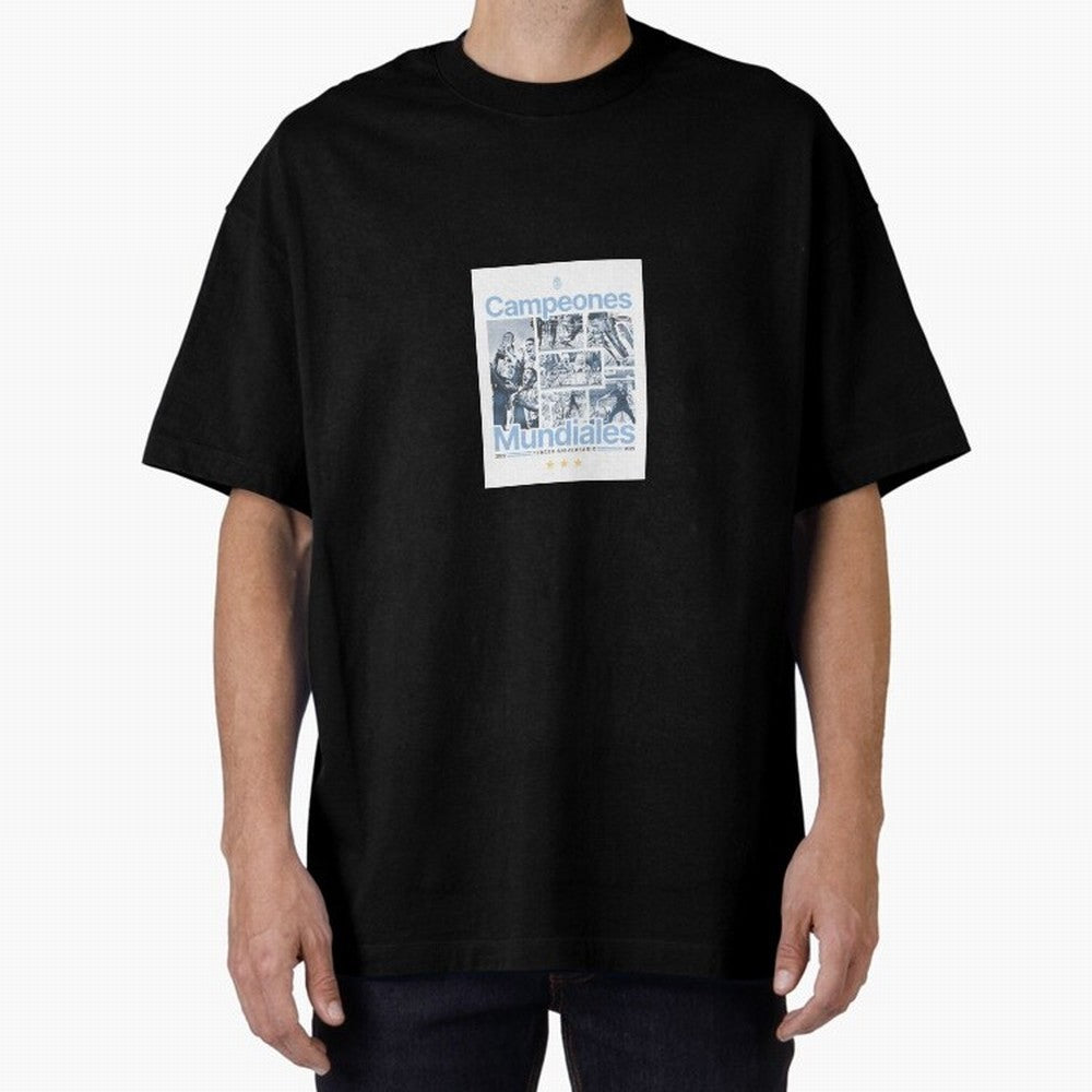 Argentina Qatar 2022 Oversized T-Shirt Relive the Noise and Pride of FIFA World Cup 2026 USA Canada Mexico Capturing Messi, Neymar and Mbappe, Portugal, Spain and Germany Energy, Match Day Excitement, Supporter Culture, Golden Goals and Global