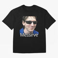 Messirve Football Meme Oversized T-Shirt Turn Every Weekend Toward FIFA World Cup 2026 for Fans of Messi, Neymar and Mbappe and Argentina, France and Brazil, Bringing Goal Celebration Energy, Supporter Heritage, Football Icons and Worldwide