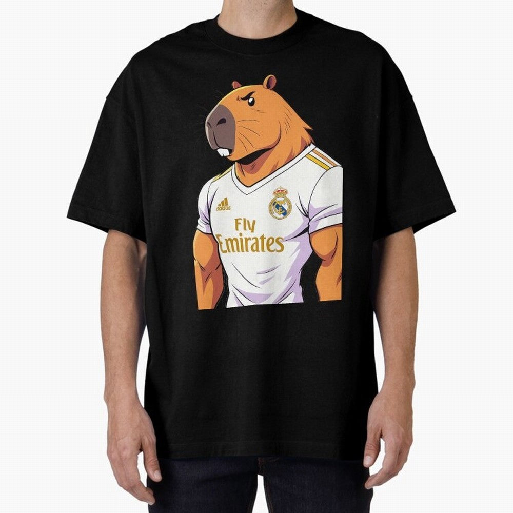 Real Madrid capybara elegant Classic T-Shirt Show Match Day Excitement for Global Football Passion for FIFA World Cup 2026, Made for CR7, Argentina, France and Brazil, Match Day Excitement, Supporter Culture, Golden Goals and Global Football