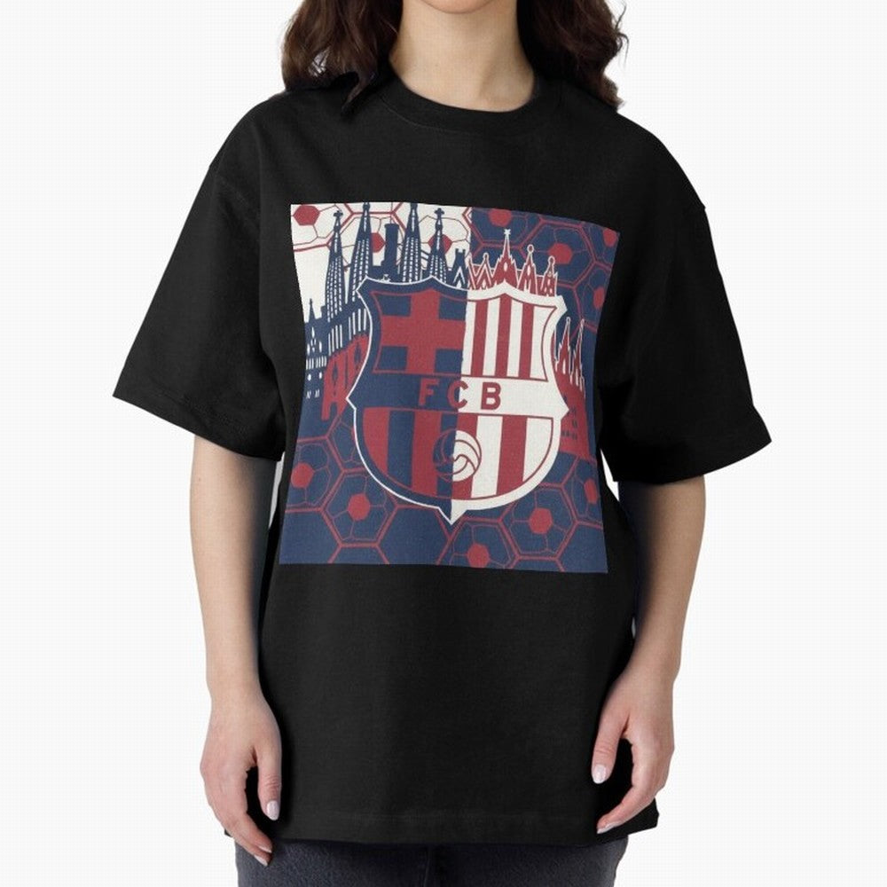 Barcelona - Football Fan Design Classic T-Shirt Support Match Day Hype around FIFA World Cup 2026 USA Canada Mexico, Messi, France and Portugal, Champion Mindset, Group Stage Buzz, Knockout Tension and Passionate Fan Culture; Ideal for Football