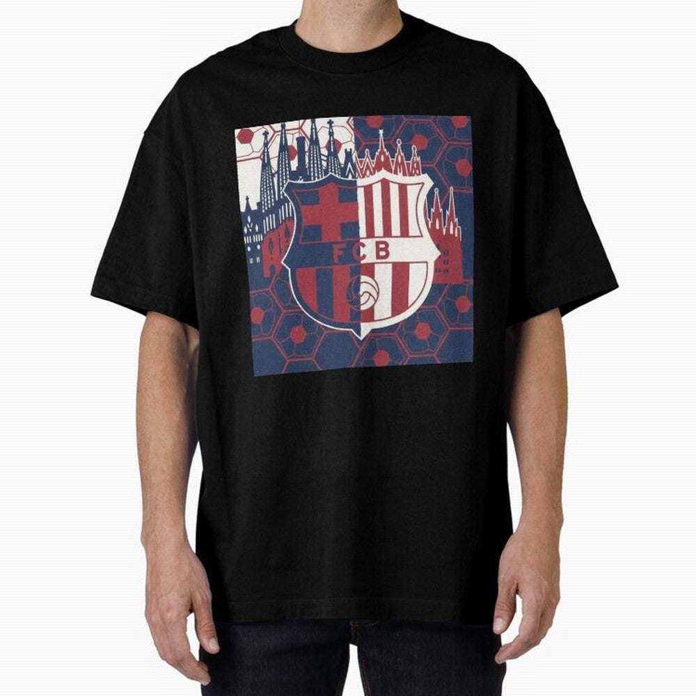 Barcelona - Football Fan Design Classic T-Shirt Support Match Day Hype around FIFA World Cup 2026 USA Canada Mexico, Messi, France and Portugal, Champion Mindset, Group Stage Buzz, Knockout Tension and Passionate Fan Culture; Ideal for Football