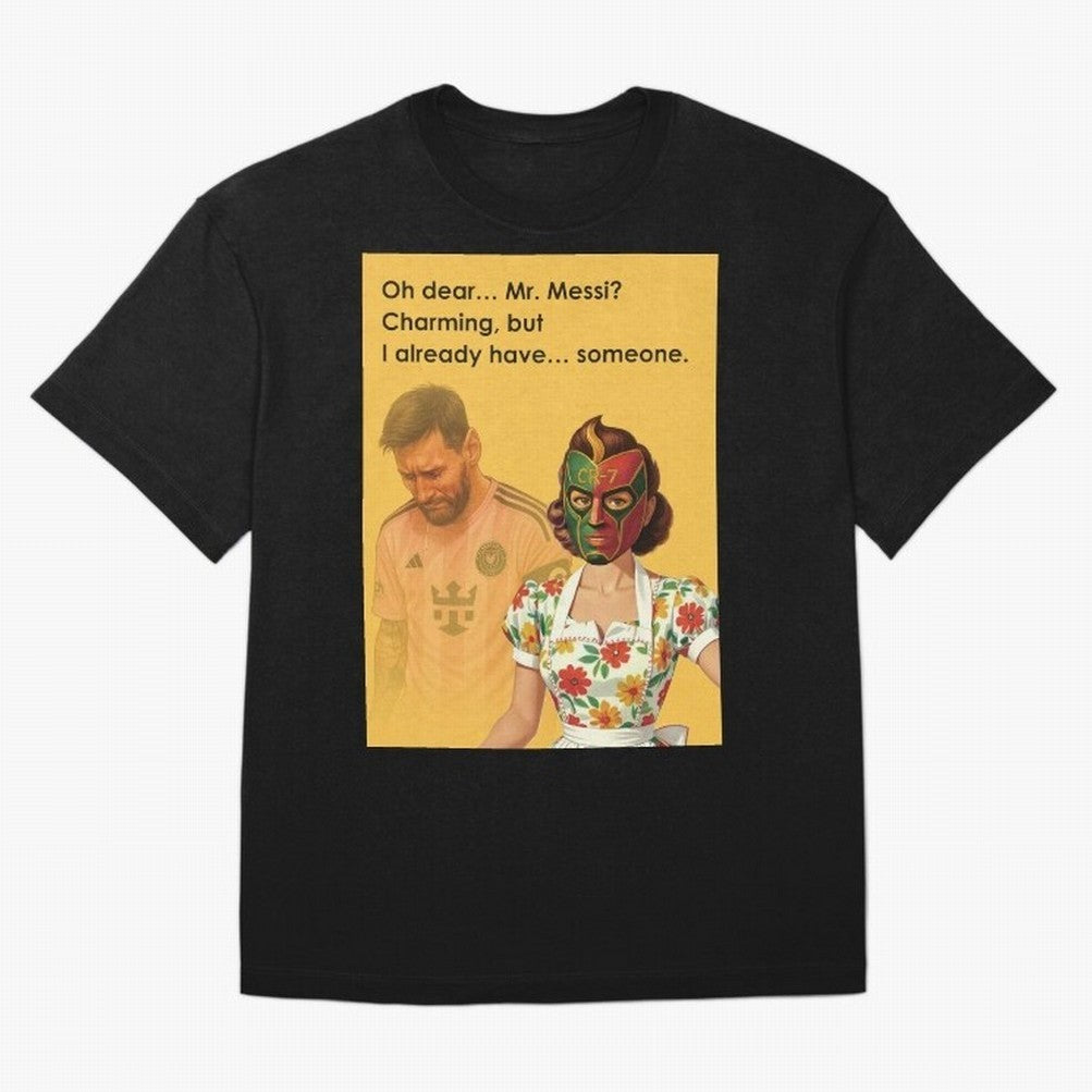 Oh Dear¡­ Mr. Messi ¨C Elegant Housewife CR-7 Meme Art Active T-Shirt Cheer for Match Day Hype around FIFA World Cup 2026, Neymar, Haaland and Cristiano Ronaldo, Spain and Netherlands, Soccer Culture, Superstar Moments, National Team Dreams and