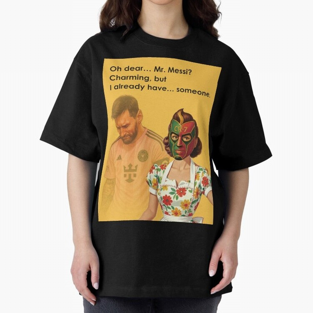 Oh Dear¡­ Mr. Messi ¨C Elegant Housewife CR-7 Meme Art Active T-Shirt Cheer for Match Day Hype around FIFA World Cup 2026, Neymar, Haaland and Cristiano Ronaldo, Spain and Netherlands, Soccer Culture, Superstar Moments, National Team Dreams and