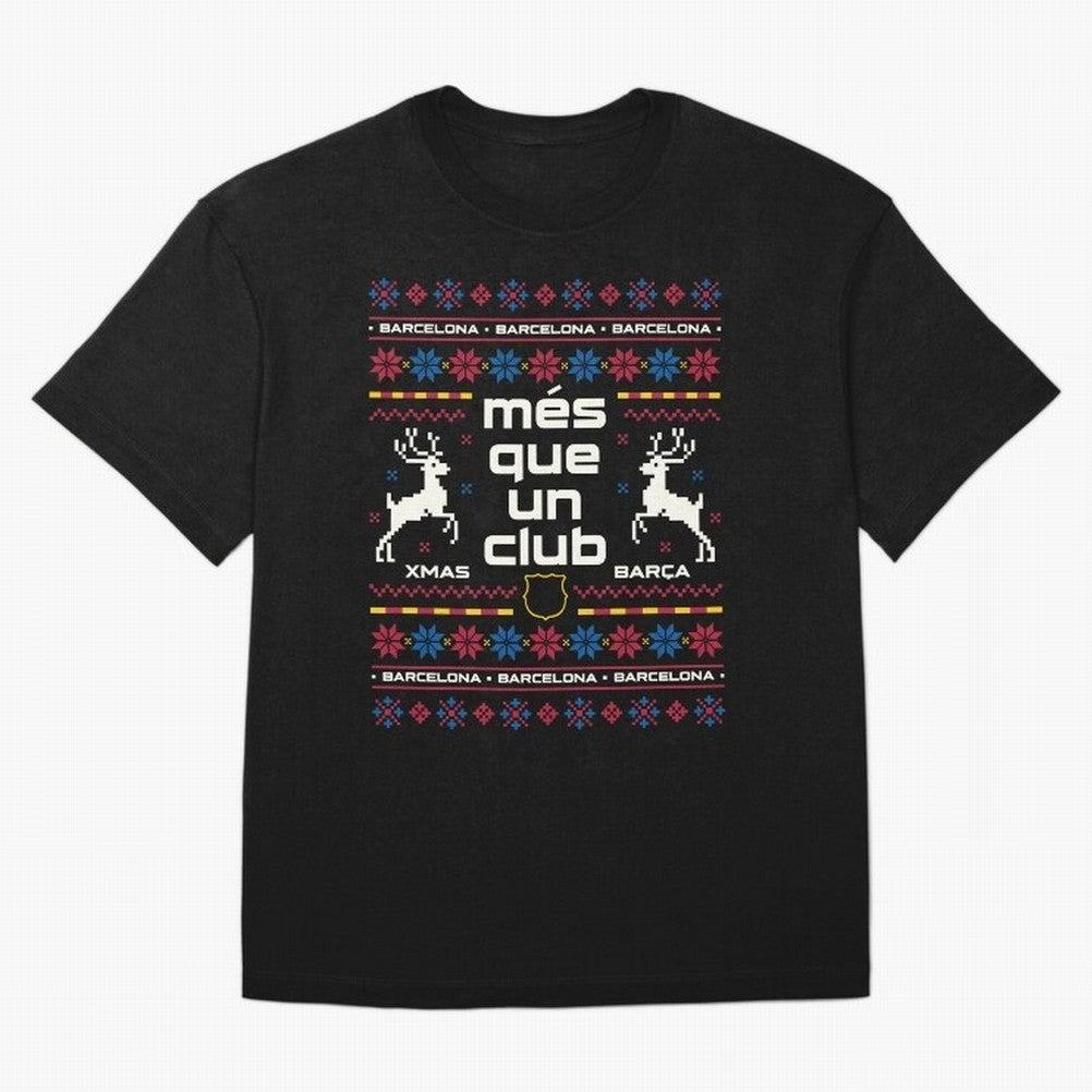 FC Barcelona Christmas Classic T-Shirt Celebrate Every Goal in FIFA World Cup 2026 USA Canada Mexico with Mbappe and Neymar, Portugal, Spain and Germany Energy, Sports Nostalgia, International Competition, Famous Players and Unforgettable