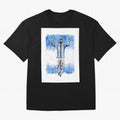 Messi Argentina Football Drawing Oversized T-Shirt Relive the Noise and Pride of FIFA World Cup 2026 USA Canada Mexico Made for CR7, France Energy, Soccer Culture, Superstar Moments, National Team Dreams and Competitive Fire; Ideal for Passionate