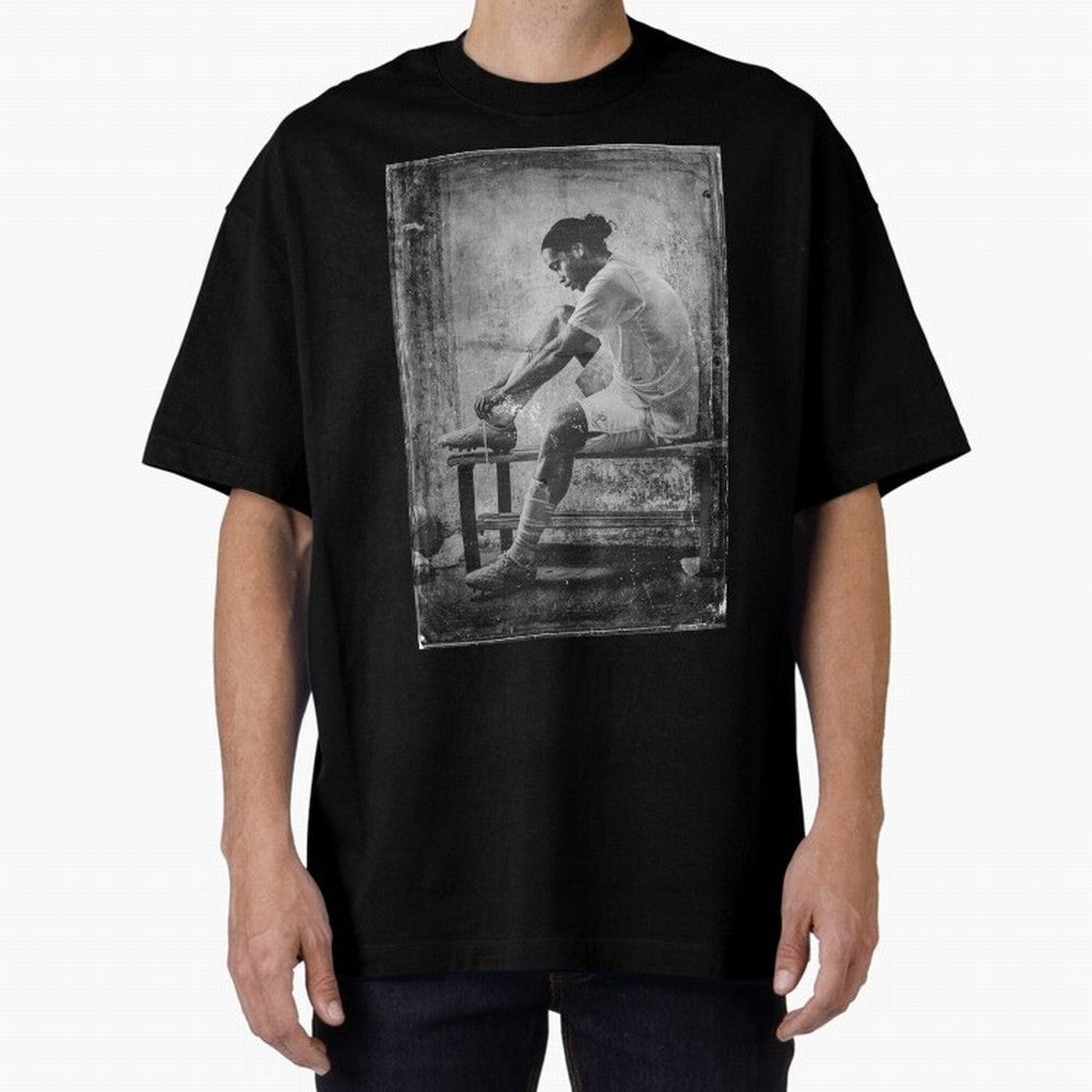 Ronaldinho Vintage Classic T-Shirt Represent the Passion of Global Football Passion for FIFA World Cup 2026 USA Canada Mexico, Made for Messi, CR7 and Mbappe, Portugal, Vintage Soccer Flavor, Modern Football Stars, National Flags and Final Night