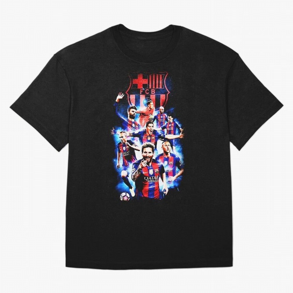 Barcelona prime 2015 Classic T-Shirt Represent the Passion of Global Football Passion for FIFA World Cup 2026 USA Canada Mexico, Inspired by Messi, Neymar and Mbappe, England and Germany, Championship Spirit, Famous Goals, Roaring Crowds and