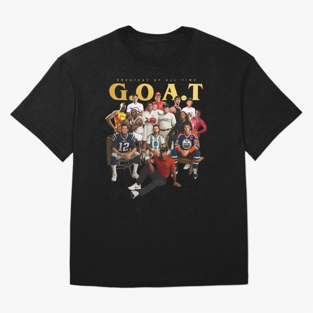 GOAT of all Sports Essential T-Shirt Make Every Kick Count in Match Day Hype around FIFA World Cup 2026 Group Stage, Haaland and Mbappe, Brazil, Soccer Culture, Superstar Moments, National Team Dreams and Competitive Fire; Perfect for Supporters