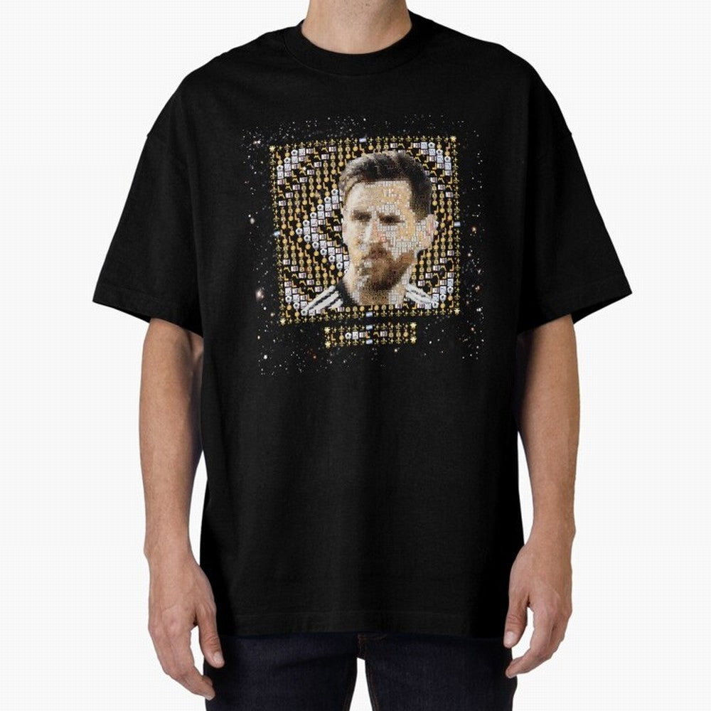 Goat Emojified Messi-Inspired Visual Tribute Classic T-Shirt Capture the FIFA World Cup 2026 Journey through Messi, CR7 and Mbappe Highlights, Brazil Pride, Retro Football Energy, Iconic Rivalries, Trophy Chase Drama and Stadium Atmosphere; Made