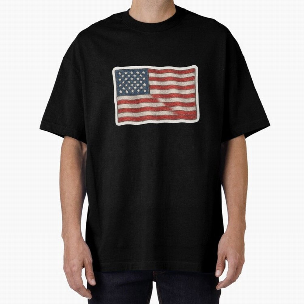 United States Flag USA Patriotic Stars and Stripes Art Classic T-Shirt Feel the Trophy Chase of FIFA World Cup 2026 Spirit, Featuring England, France and Netherlands, Cristiano Ronaldo, Haaland and CR7, Sports Nostalgia, International Competition,