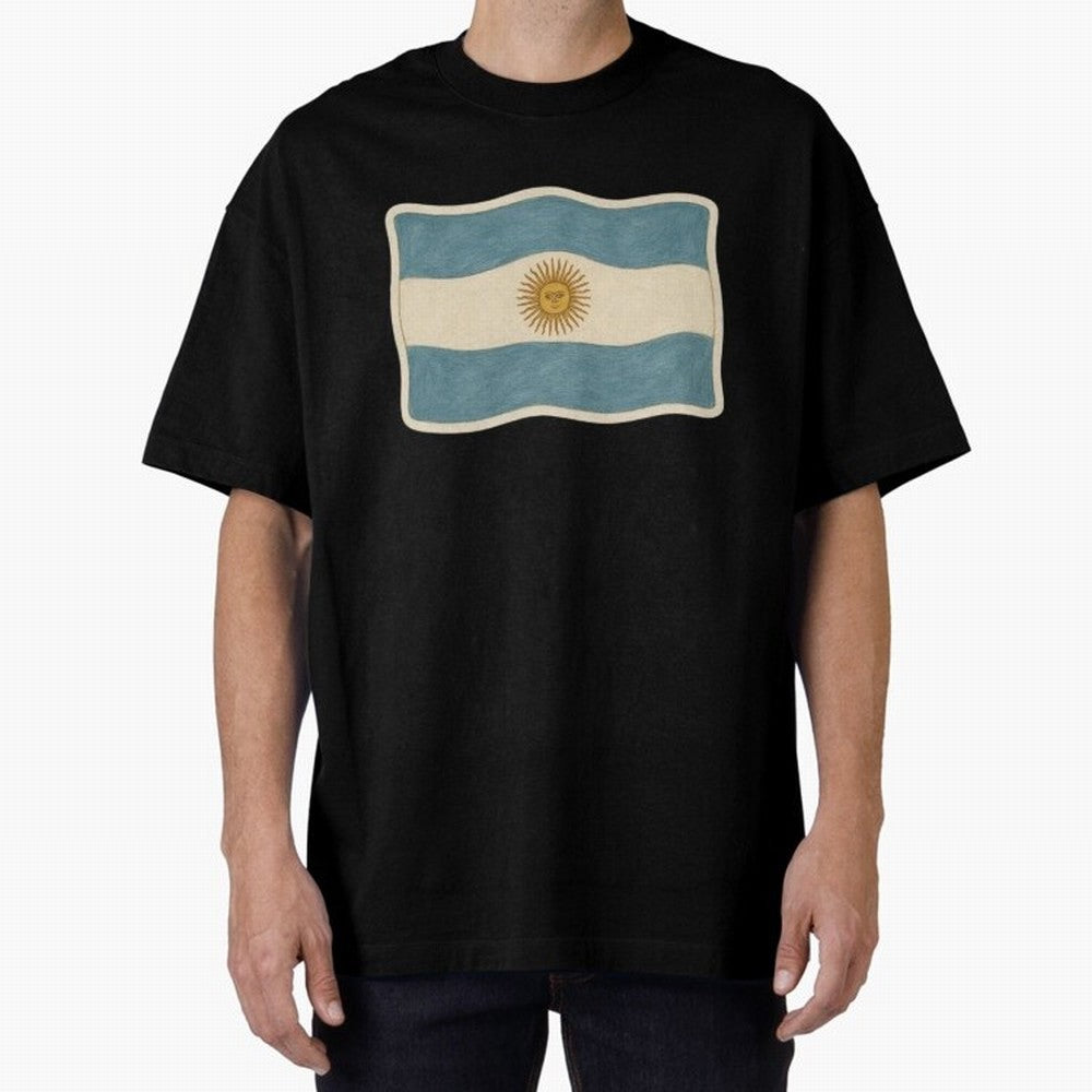 Argentina Flag Classic Sun of May National Design Classic T-Shirt Make Memories around FIFA World Cup 2026 for Fans of Messi, Neymar and Mbappe and Spain and Netherlands, Bringing Global Supporter Spirit, Legendary Goals, National Colors and