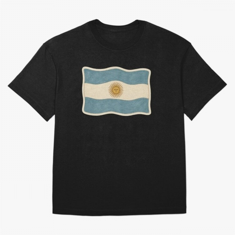 Argentina Flag Classic Sun of May National Design Classic T-Shirt Make Memories around FIFA World Cup 2026 for Fans of Messi, Neymar and Mbappe and Spain and Netherlands, Bringing Global Supporter Spirit, Legendary Goals, National Colors and