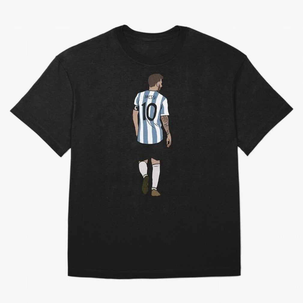 Leo Messi Back Essential T-Shirt Create FIFA World Cup 2026 Group Stage for Fans of Mbappe and Portugal, Spain and Germany, Bringing Retro Football Energy, Iconic Rivalries, Trophy Chase Drama and Stadium Atmosphere; Ideal for Passionate Fans Who
