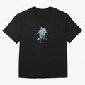 Dynamic Soccer Player Illustration ¨C High-Energy Football Art Classic T-Shirt Keep the Match Day Mood of FIFA World Cup 2026 Group Stage Spirit, Made for Argentina and Brazil, Messi, Football Festival Excitement, Trophy Ambitions, Country