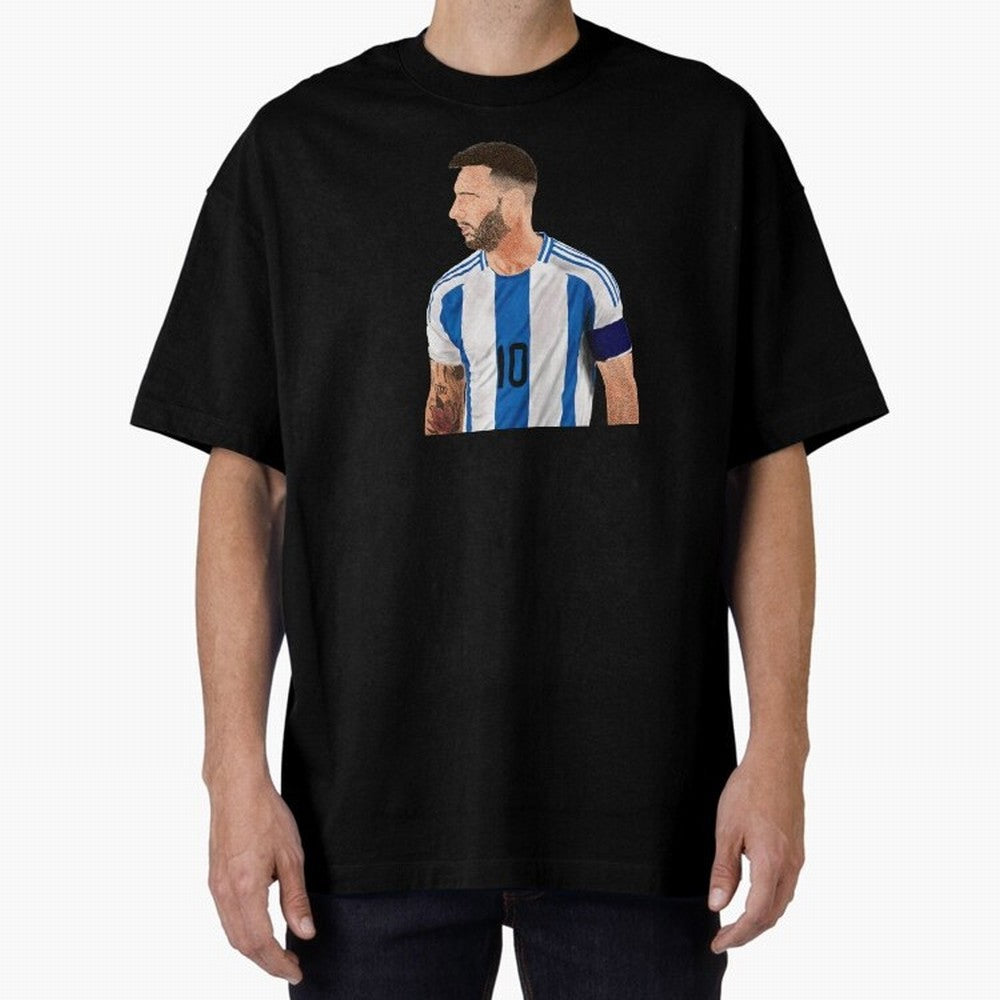 Messi em pintura digital Classic T-Shirt Follow Every Goal of Global Football Passion for FIFA World Cup 2026, Filled with Messi, England, France and Netherlands, Supporter Pride, Iconic Celebrations, Legendary Names and Global Match Day Energy;