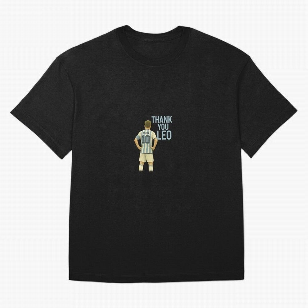 Thank You Leo ¨C Messi Farewell Tribute Essential T-Shirt Experience FIFA World Cup 2026 for Fans of Messi and Spain, Bringing Football History, Final Match Energy, Crowd Noise and Once in a Lifetime Moments; Perfect for Fans, Collectors, Family