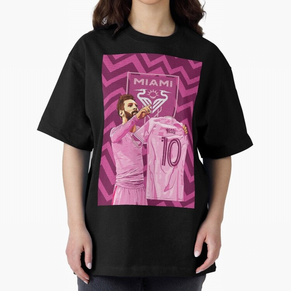 Messi in Inter Miami Classic T-Shirt Support FIFA World Cup 2026 USA Canada Mexico Spirit, Featuring Brazil, CR7 and Messi, Global Supporter Spirit, Legendary Goals, National Colors and Tournament Celebration; Created for Match Day Parties, Soccer