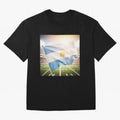 Argentina Flag 3D Football Design ¨C Supporters Argentina Classic T-Shirt Follow Every Goal of Match Day Hype around FIFA World Cup 2026 USA Canada Mexico, Mbappe, Portugal, Worldwide Fan Energy, Dramatic Goals, Stadium Lights and Championship